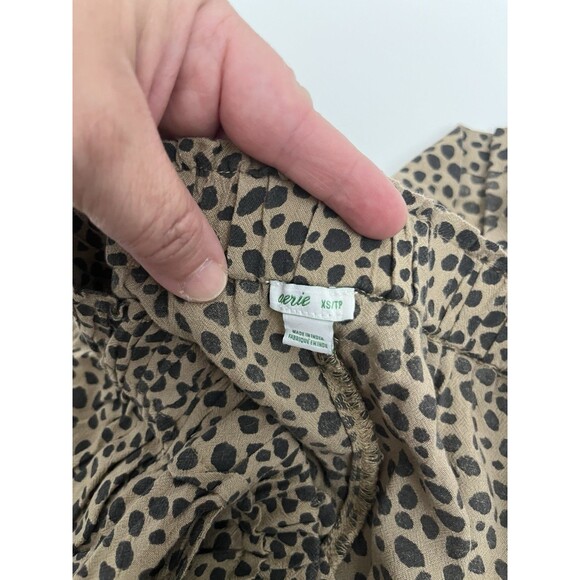 Aerie Women Cheetah Print Pull-on Elastic Waist Shorts Size XS /TP With Pockets - Picture 10 of 10